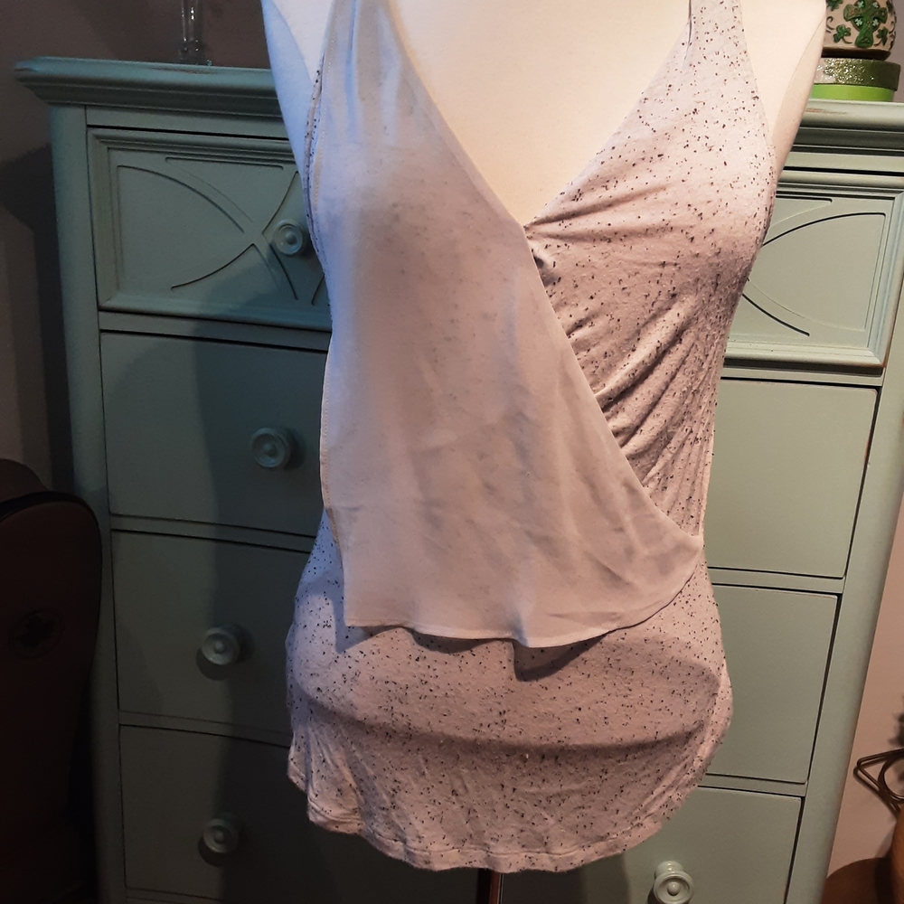 Gottex White Camisole with Black Speckles